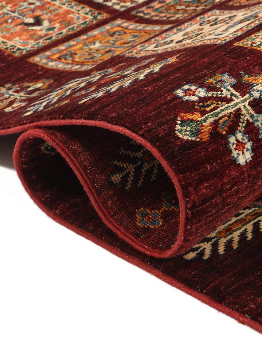 83x295 см, Афганистан, Восточные, Wool, чёрный — вид 6