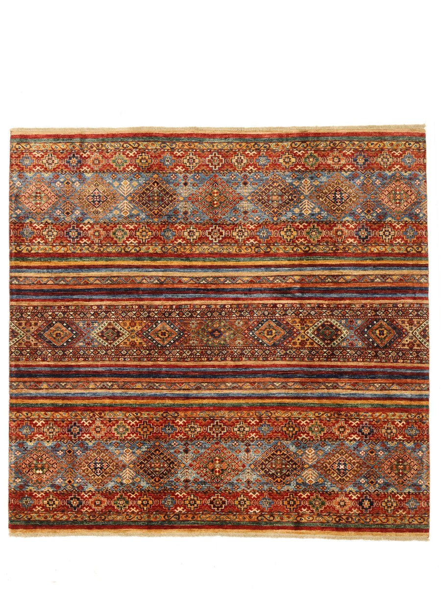 193x204 см, Афганистан, Восточные, Wool, коричневый
