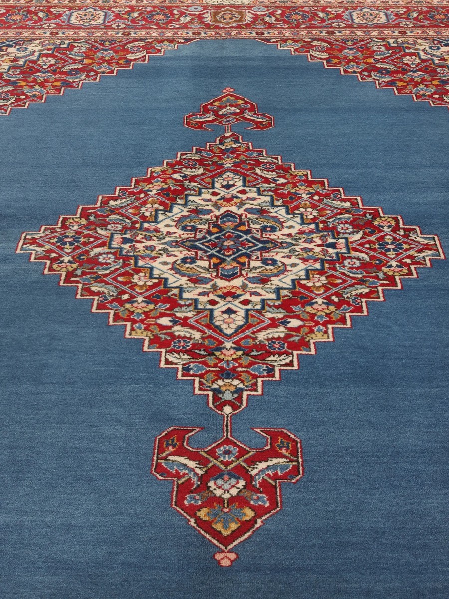142x216 см, Иран, Кашан, Wool, красный — вид 4