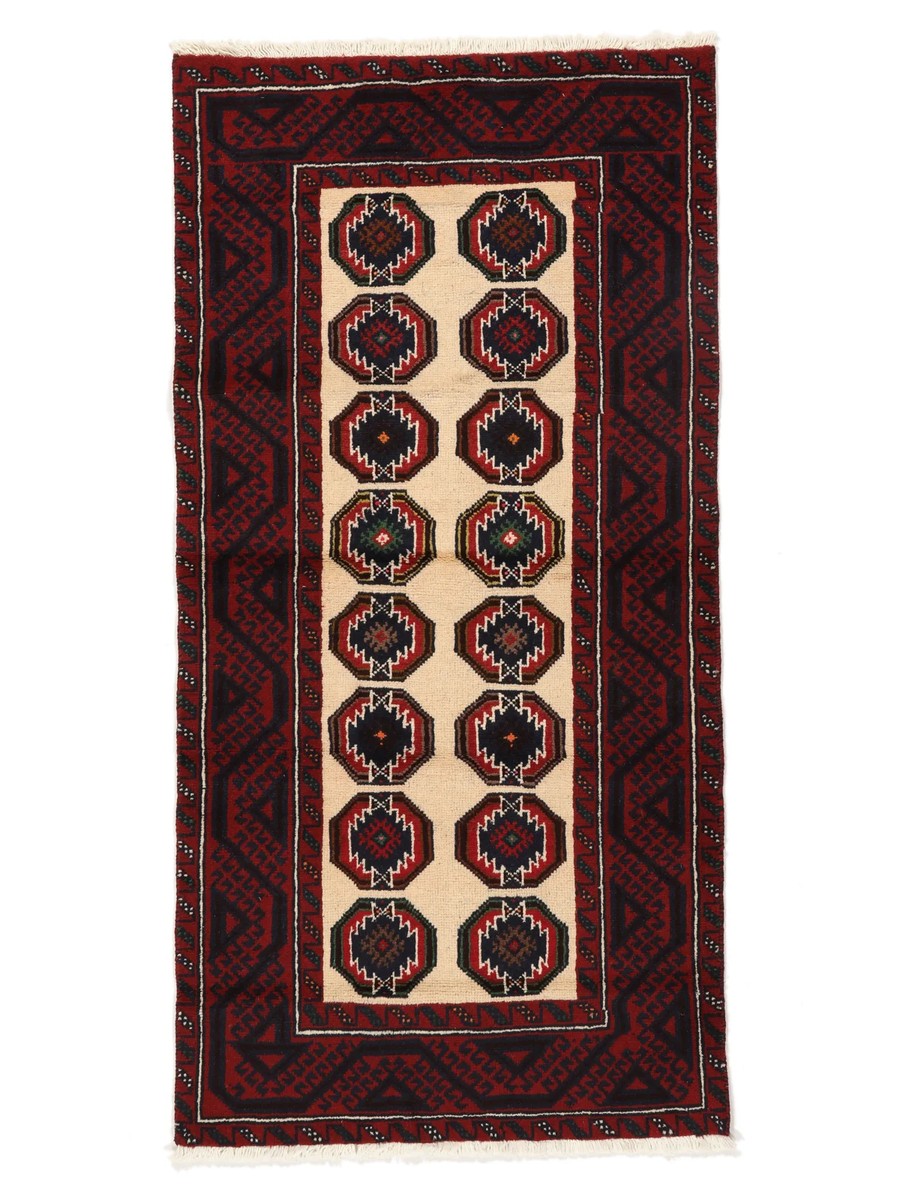 90x178 см, Иран, Балучи, Wool, бежевый