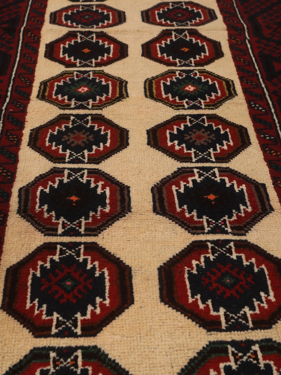 90x178 см, Иран, Балучи, Wool, бежевый — вид 5