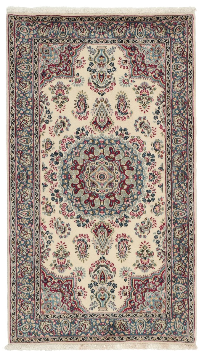 90x157 см, Иран, Керман, Wool, коричневый