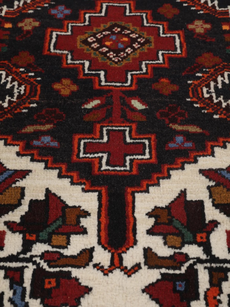 100x194 см, Иран, Балучи, Wool, чёрный — вид 5