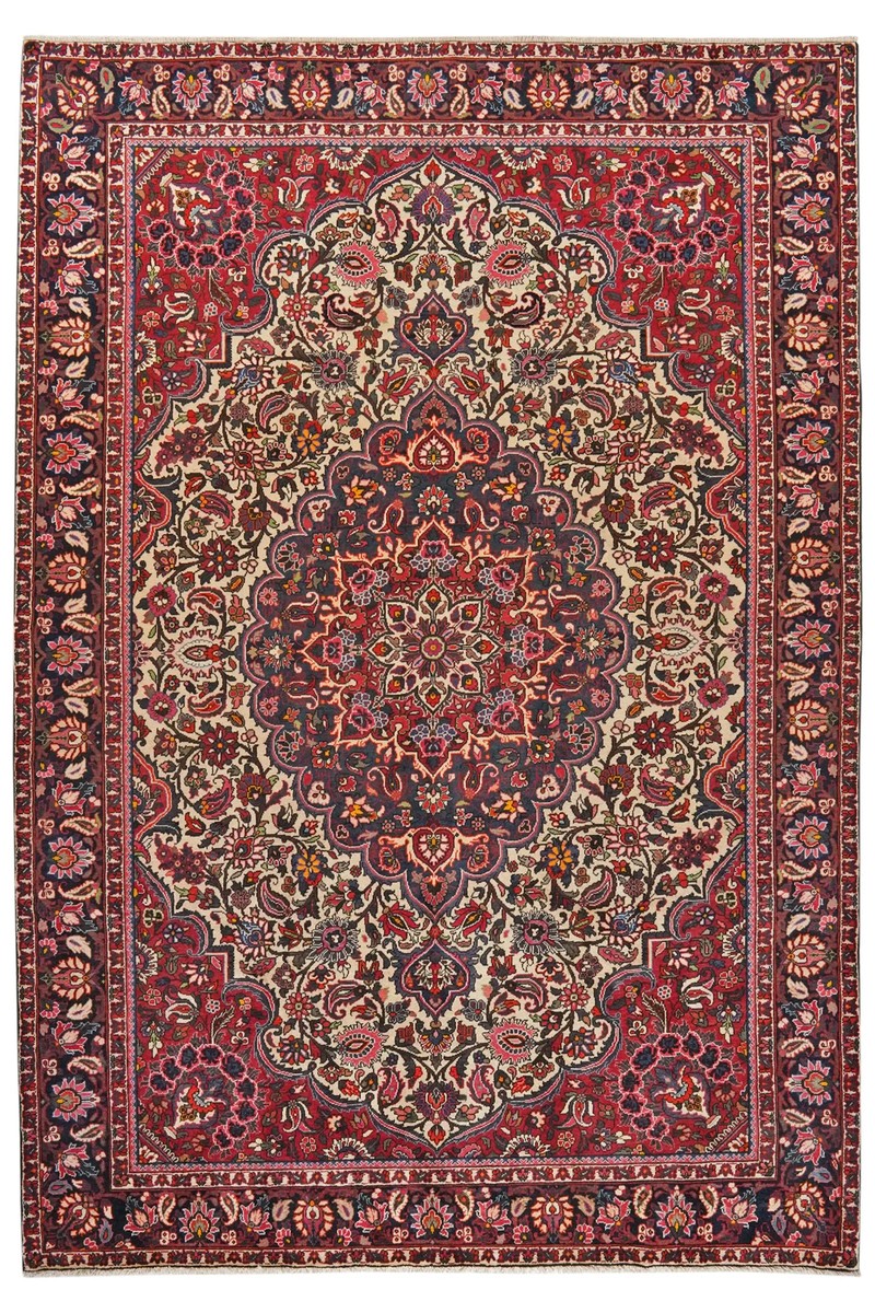 209x303 см, Иран, Бахтиари, Wool, чёрный