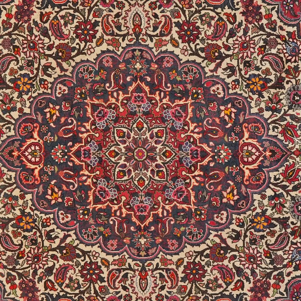 209x303 см, Иран, Бахтиари, Wool, чёрный — вид 3