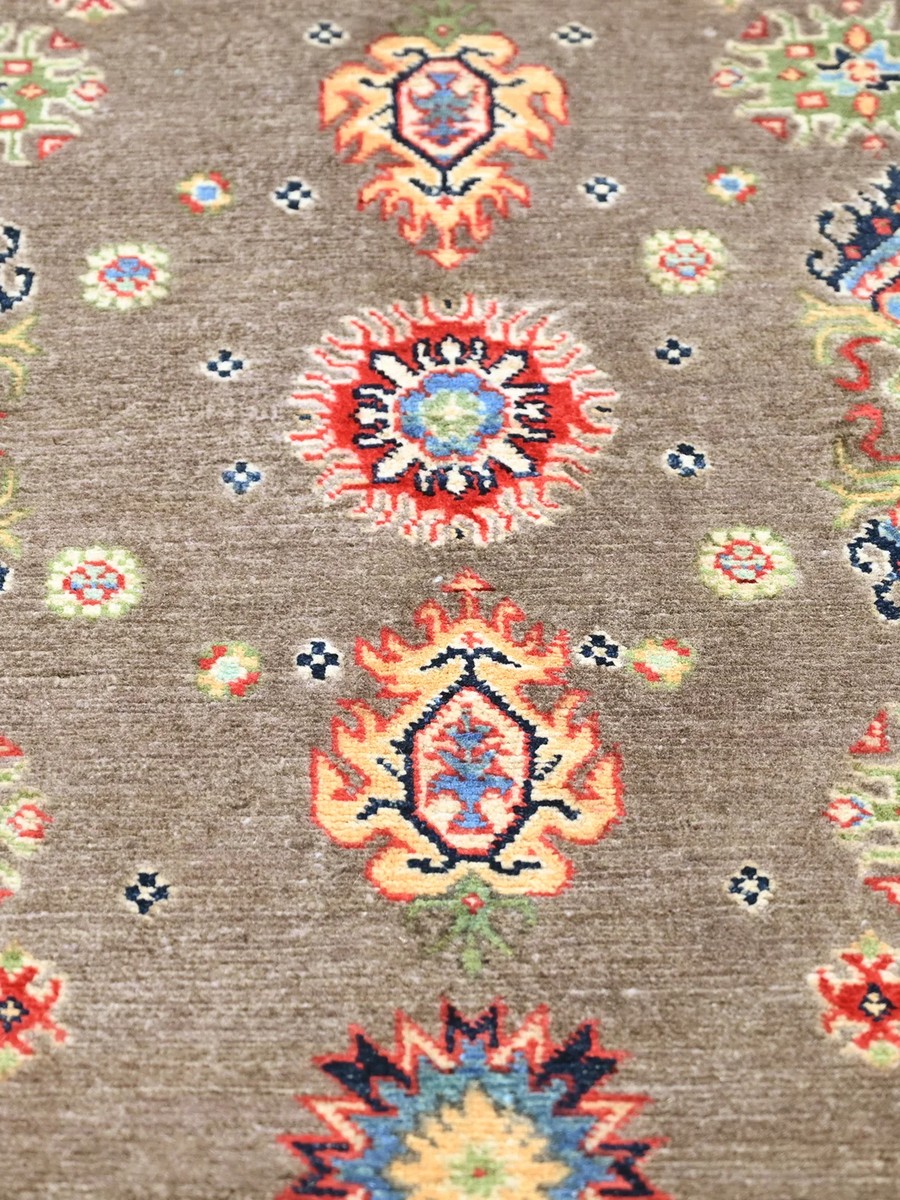 100x150 см, Афганистан, Казак, Wool, бежевый