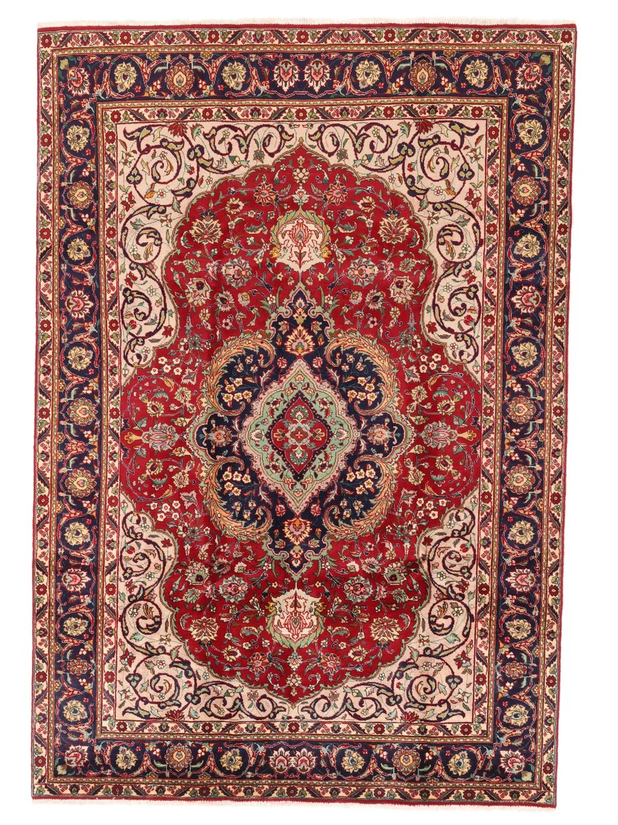 200x291 см, Иран, Табриз, Wool, чёрный