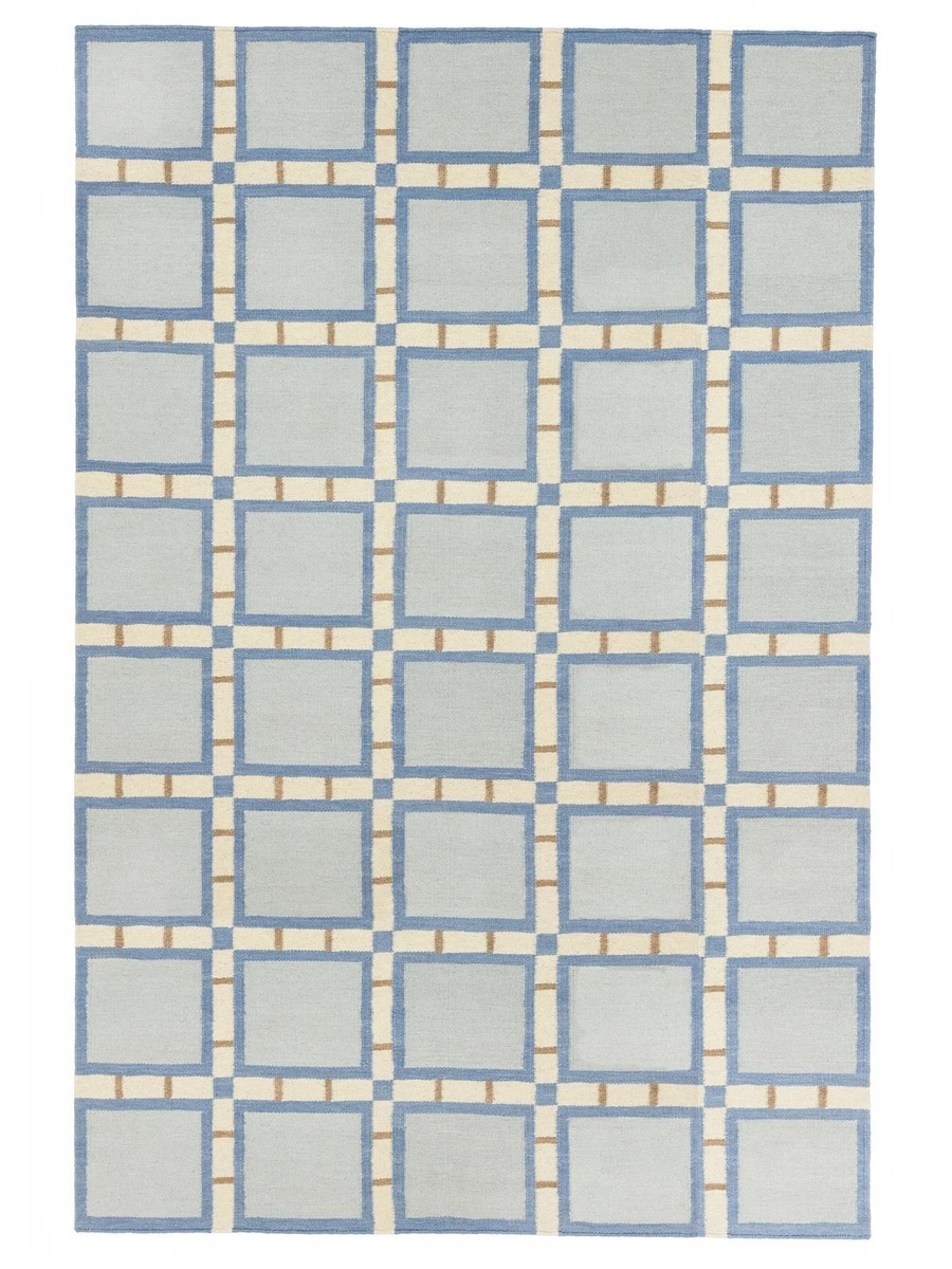 200x300 см, Индия, Килимы, is pressed down, синий