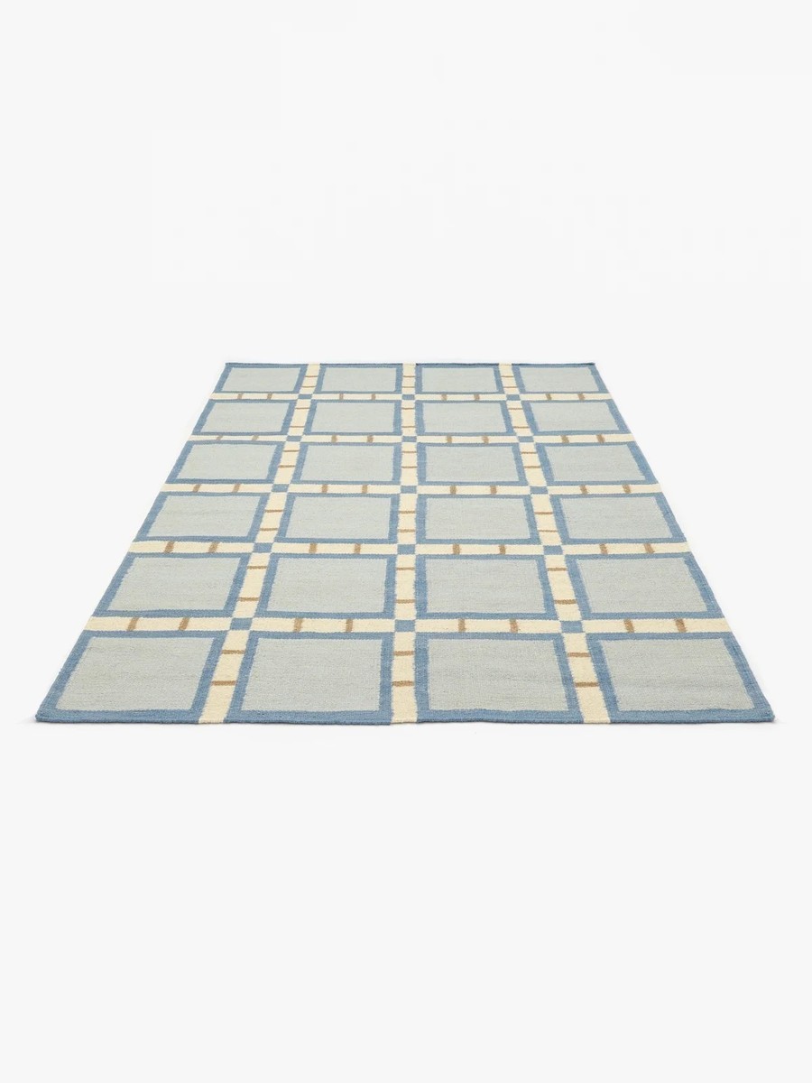 200x300 см, Индия, Килимы, is pressed down, синий — вид 2