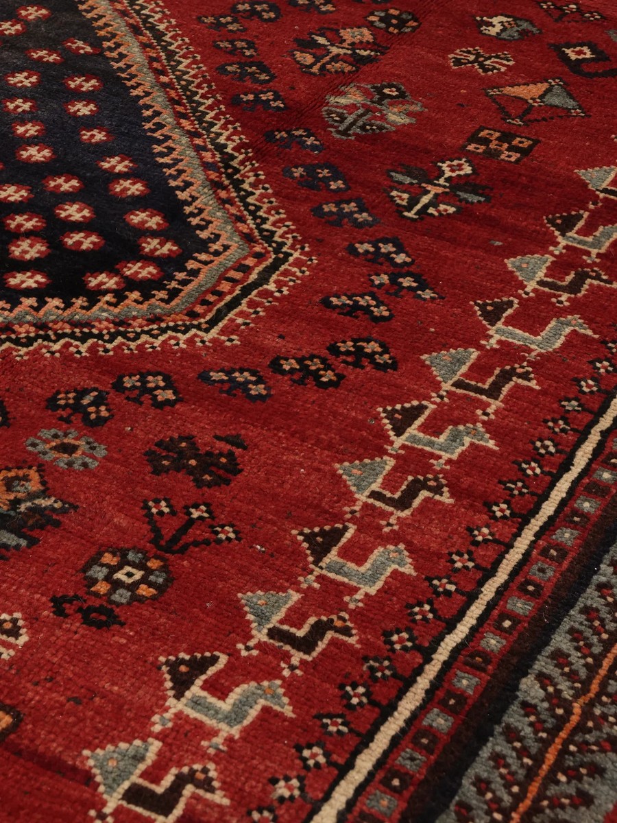 175x257 см, Иран, Кашкай, Wool, чёрный — вид 4