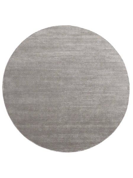 Ø200 см, Индия, Однотонные, Viscose, серый