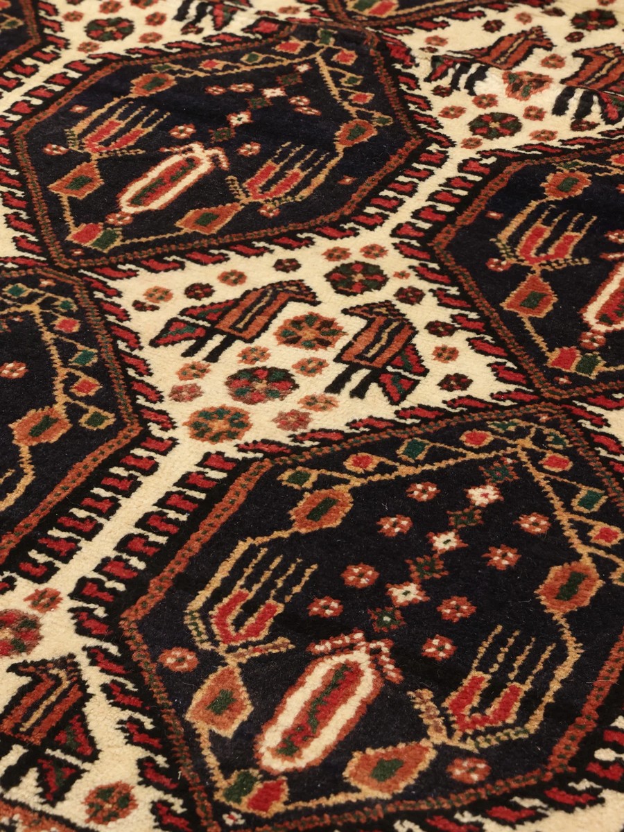 97x160 см, Иран, Восточные, Wool, бежевый — вид 4