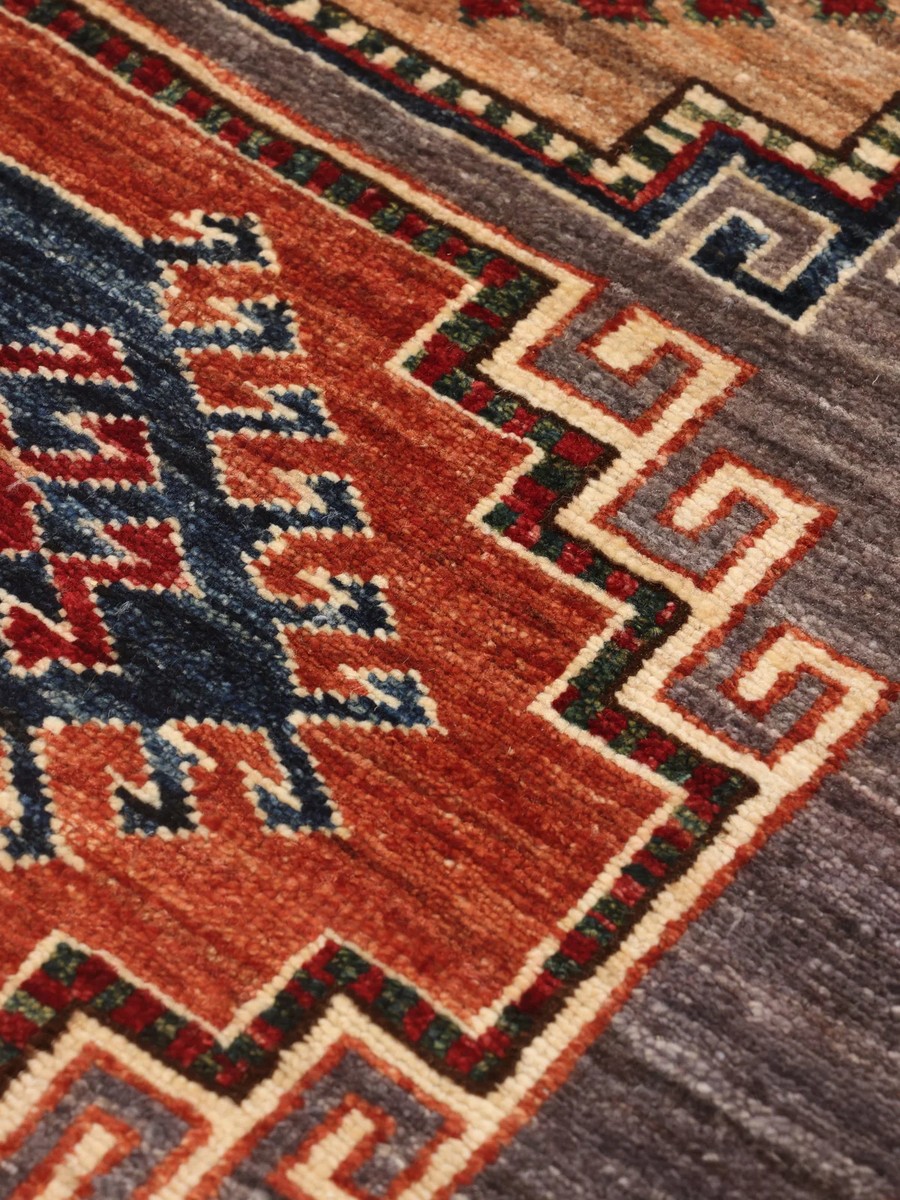 148x211 см, Афганистан, Казак, Wool, красный