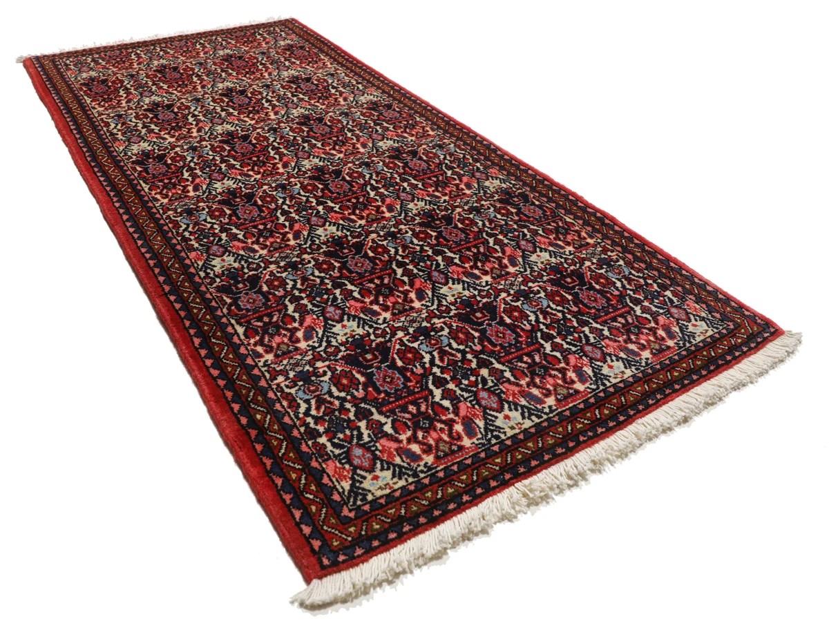 68x148 см, Иран, Кашкай, Wool, розовый — вид 4