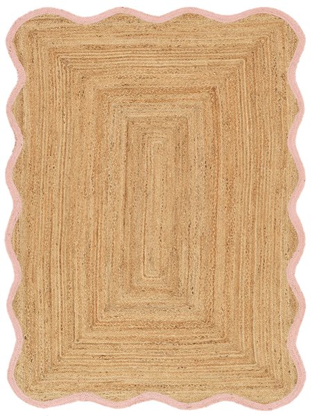200x300 см, Индия, Современные, 90% Jute, бежевый