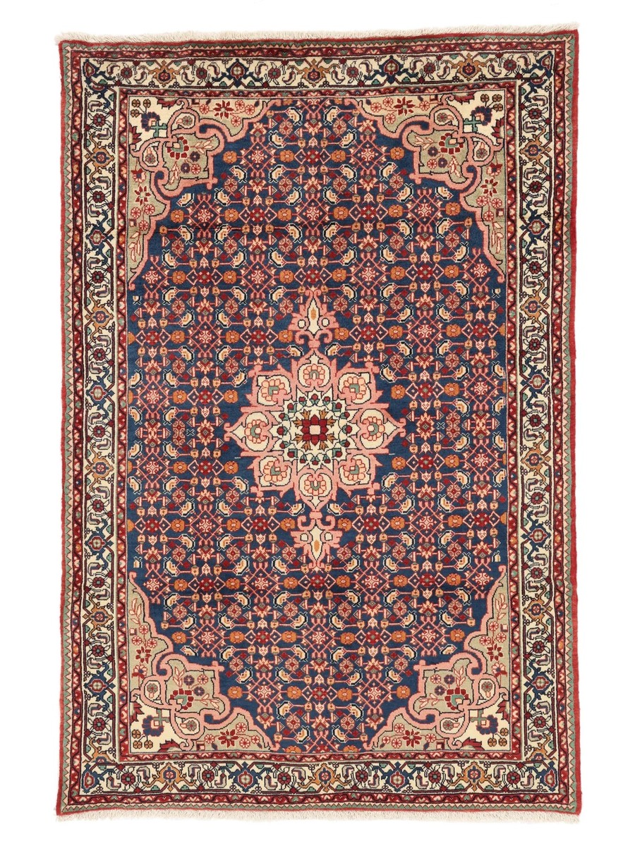 108x162 см, Иран, Биджар, Wool, чёрный — вид 6