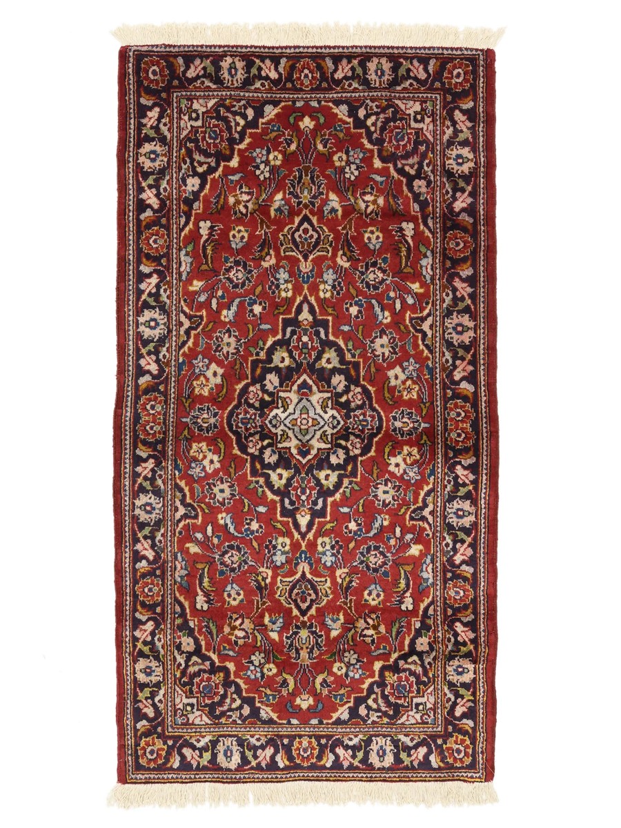 104x141 см, Иран, Кашан, Wool, чёрный