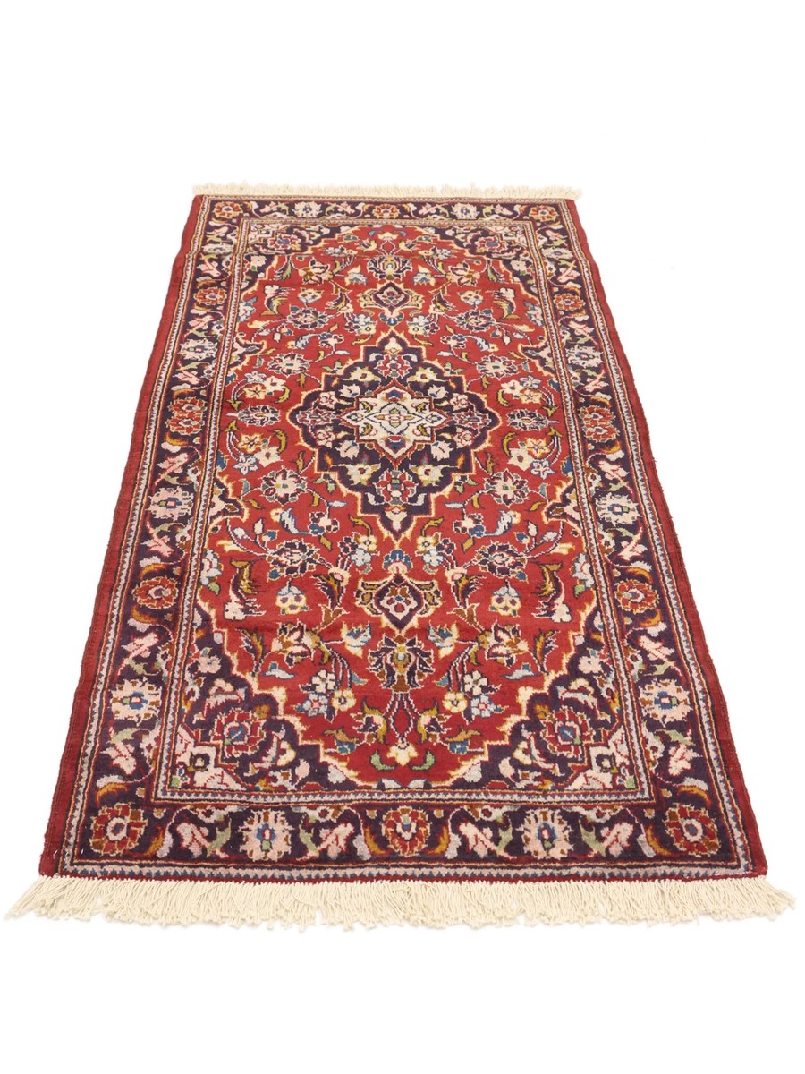 104x141 см, Иран, Кашан, Wool, чёрный — вид 2
