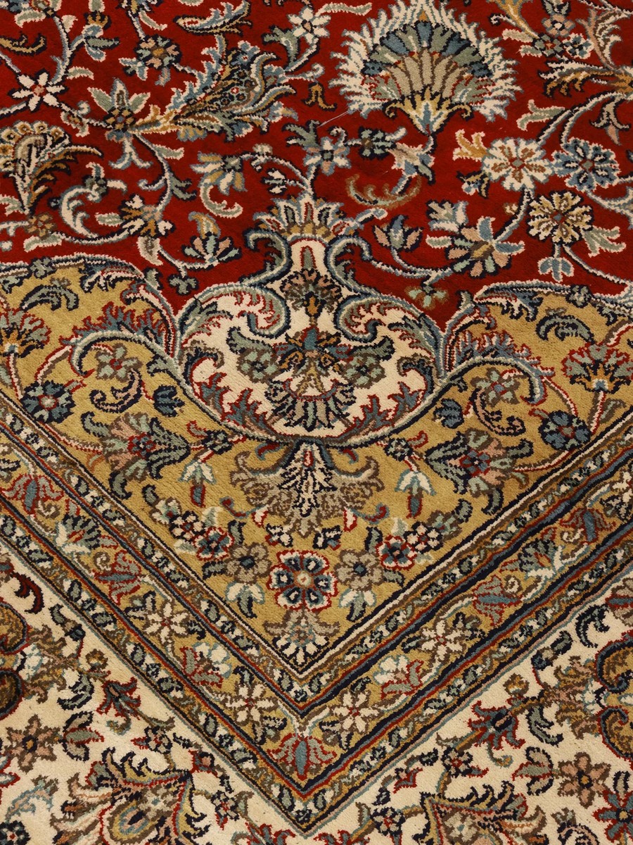 171x239 см, Индия, Шёлк, Silk, оранжевый — вид 3