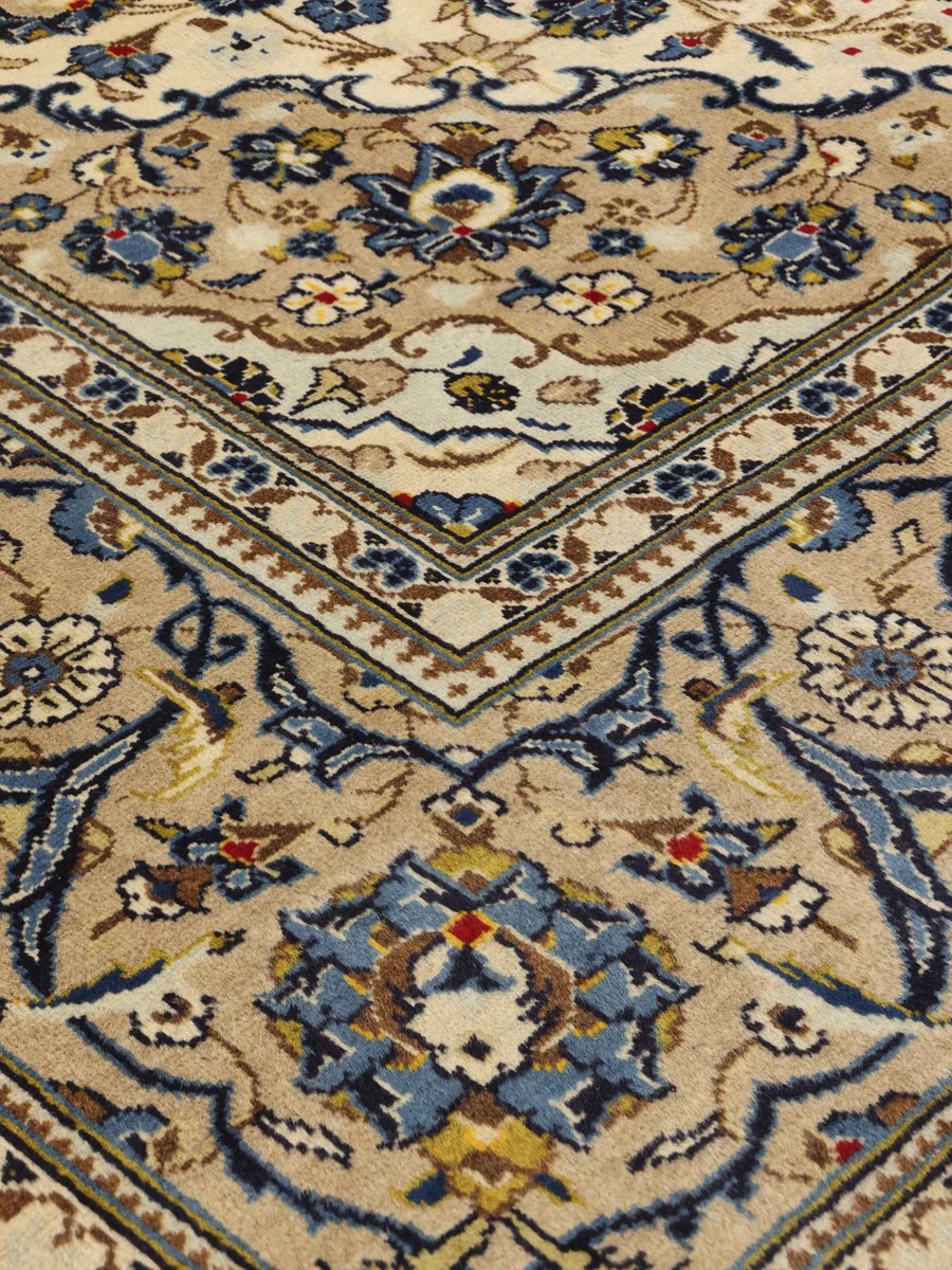 197x304 см, Иран, Кашан, Wool, оранжевый — вид 2