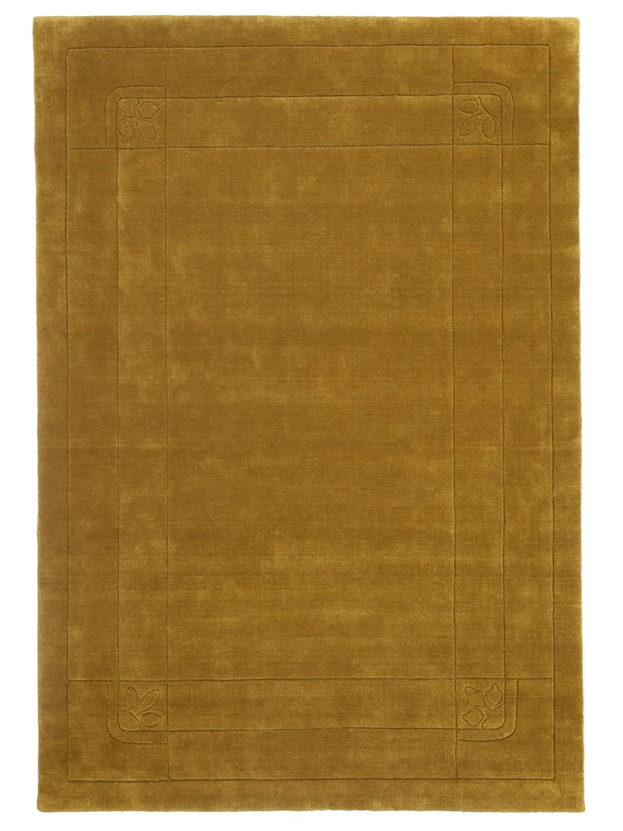 140x200 см, Индия, Однотонные, Wool, жёлтый