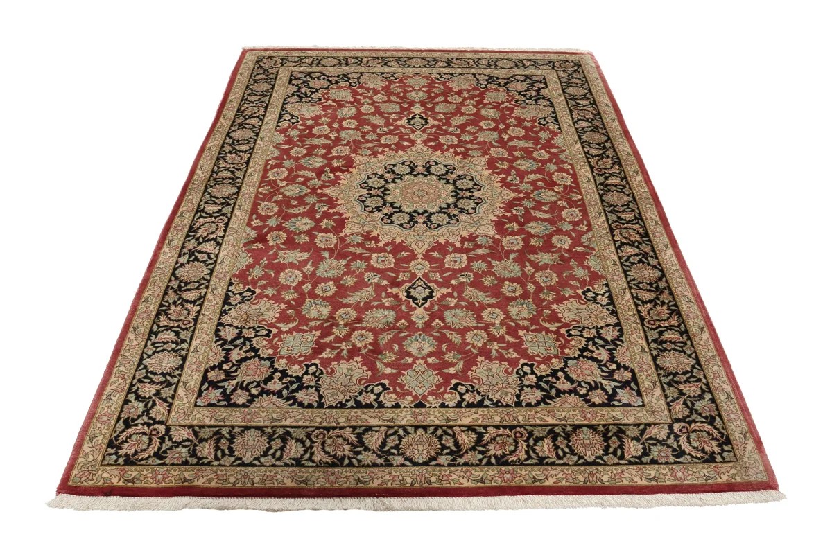 100x152 см, Иран, Шёлк, Silk, оранжевый — вид 2