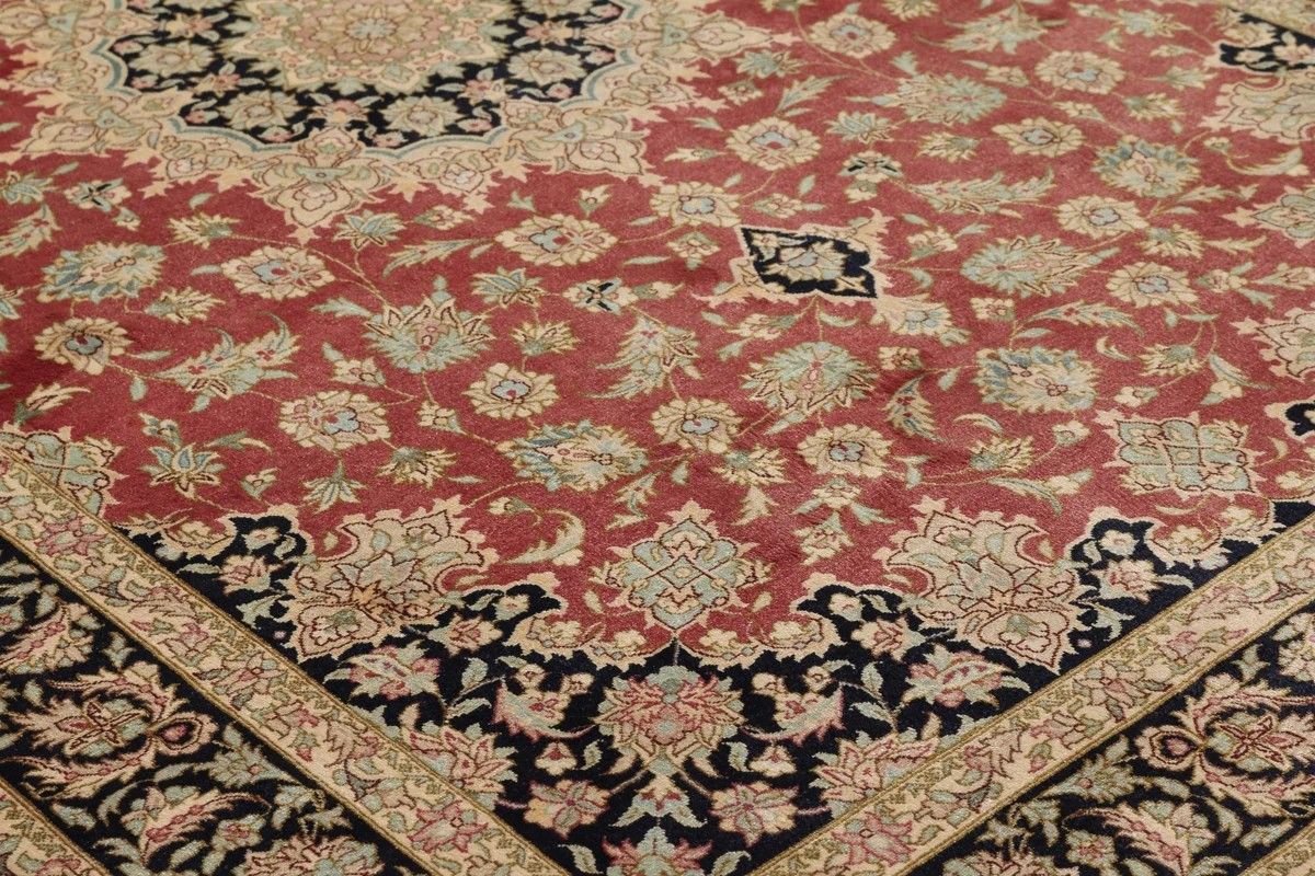 100x152 см, Иран, Шёлк, Silk, оранжевый — вид 4