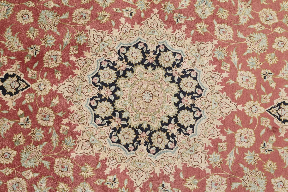 100x152 см, Иран, Шёлк, Silk, оранжевый — вид 5