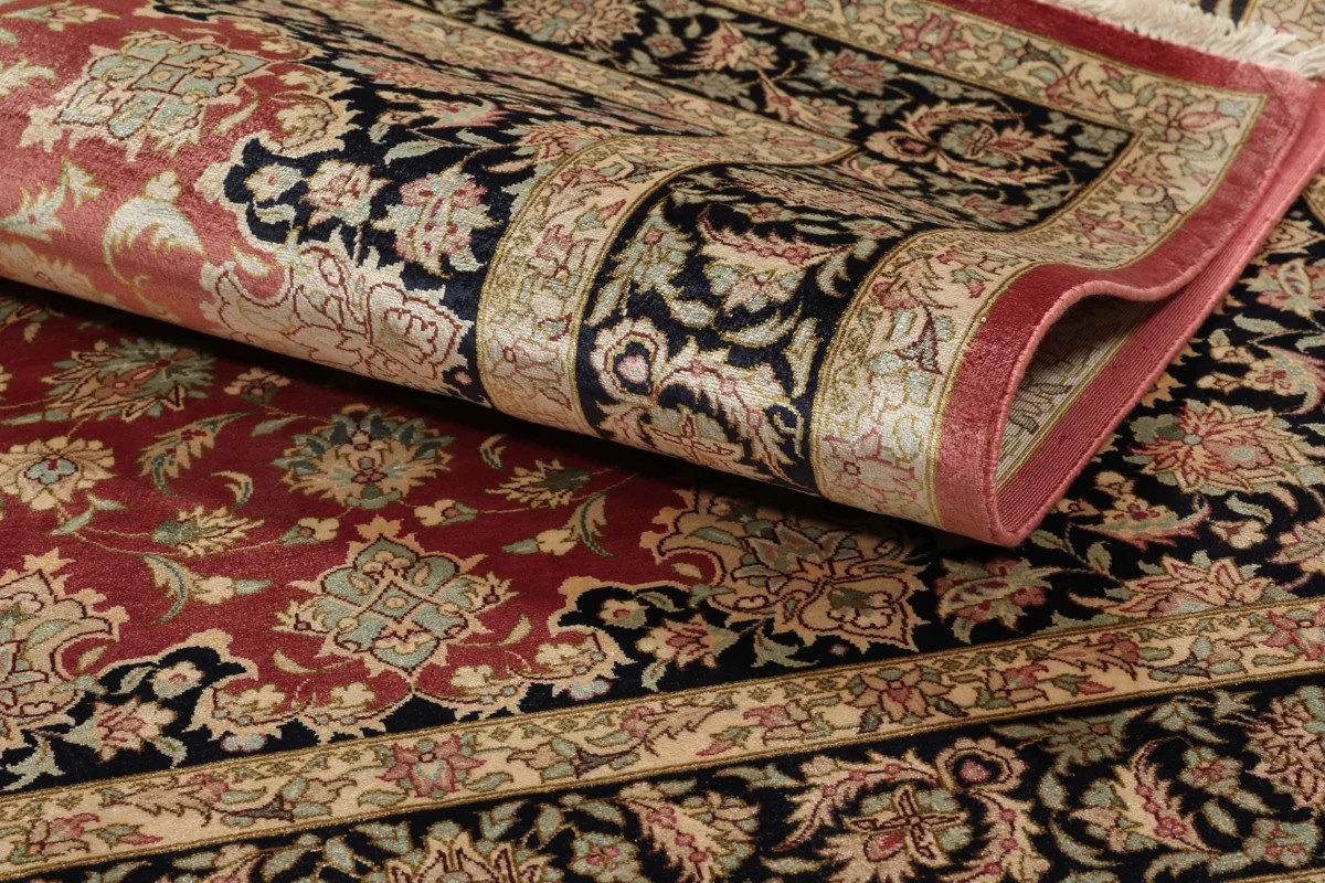 100x152 см, Иран, Шёлк, Silk, оранжевый — вид 8