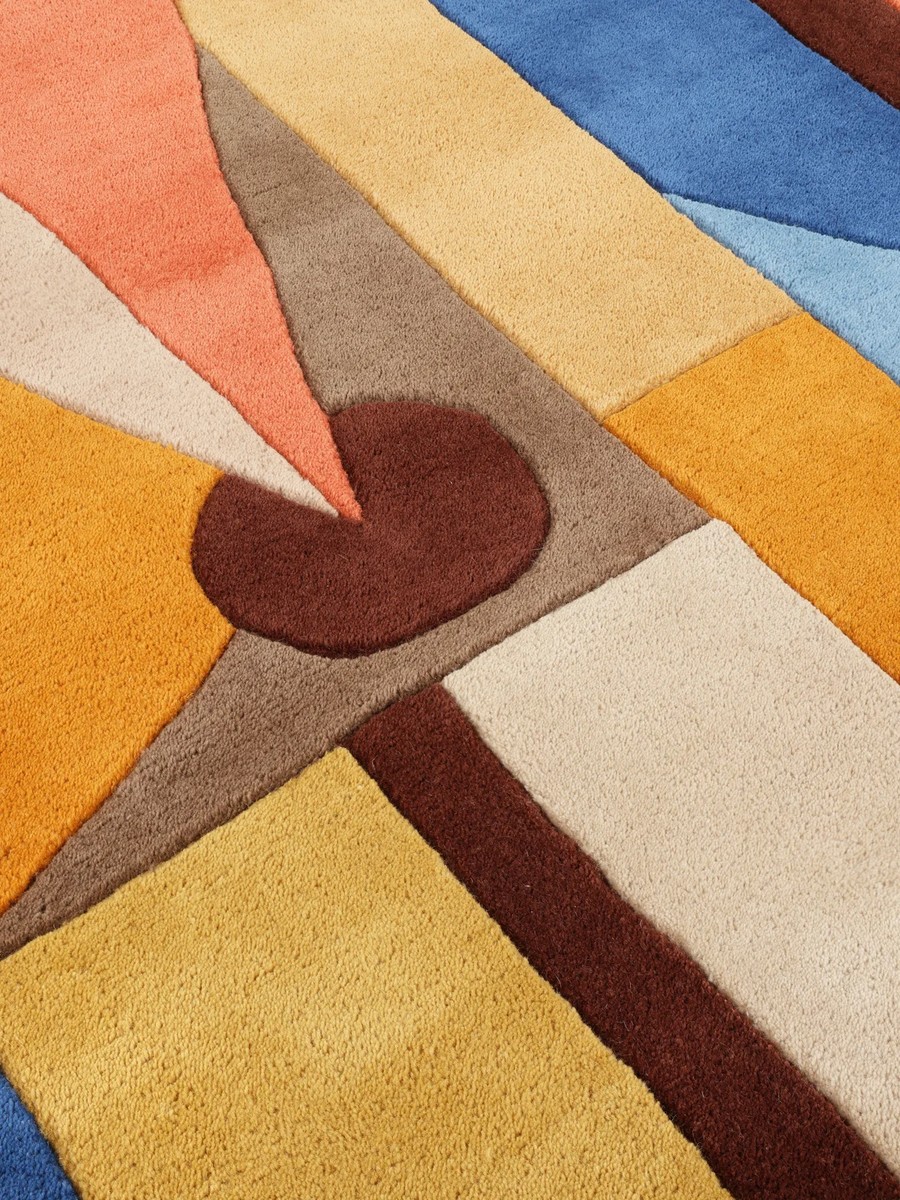200x300 см, Индия, Современные, Wool, синий — вид 4