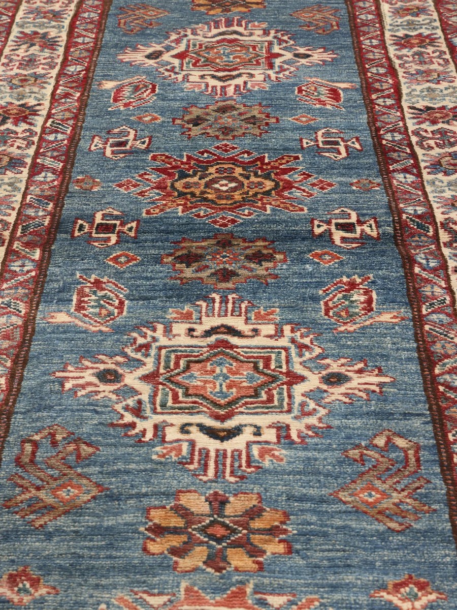 79x206 см, Афганистан, Казак, Wool, коричневый
