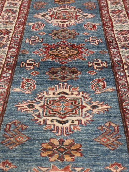 79x206 см, Афганистан, Казак, Wool, коричневый