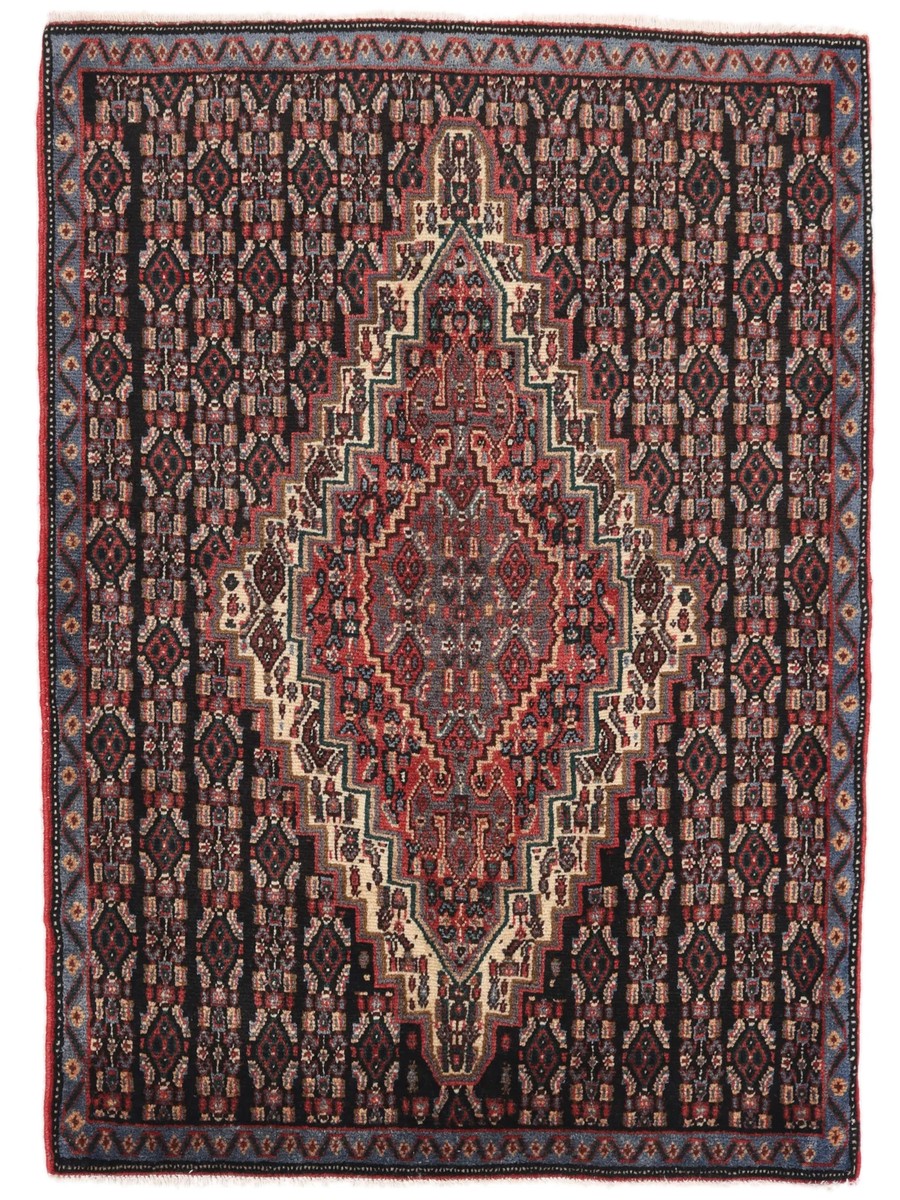 74x103 см, Иран, Восточные, Wool, чёрный