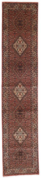 85x410 см, Иран, Биджар, Wool, красный