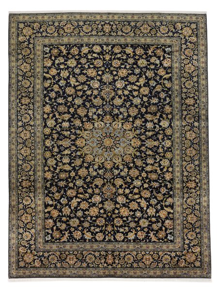 308x405 см, Иран, Кашан, Wool, чёрный