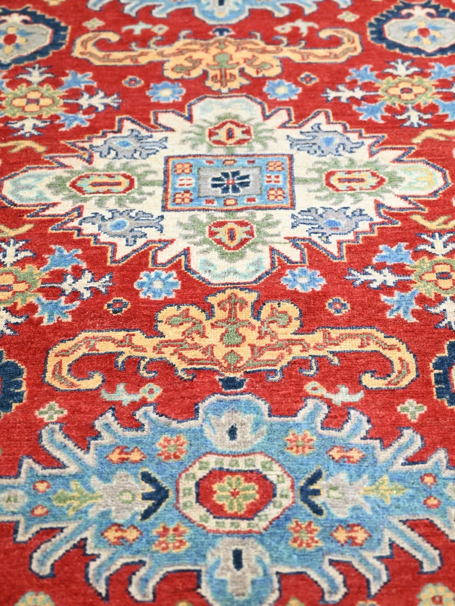 152x200 см, Афганистан, Казак, Wool, коричневый — вид 2