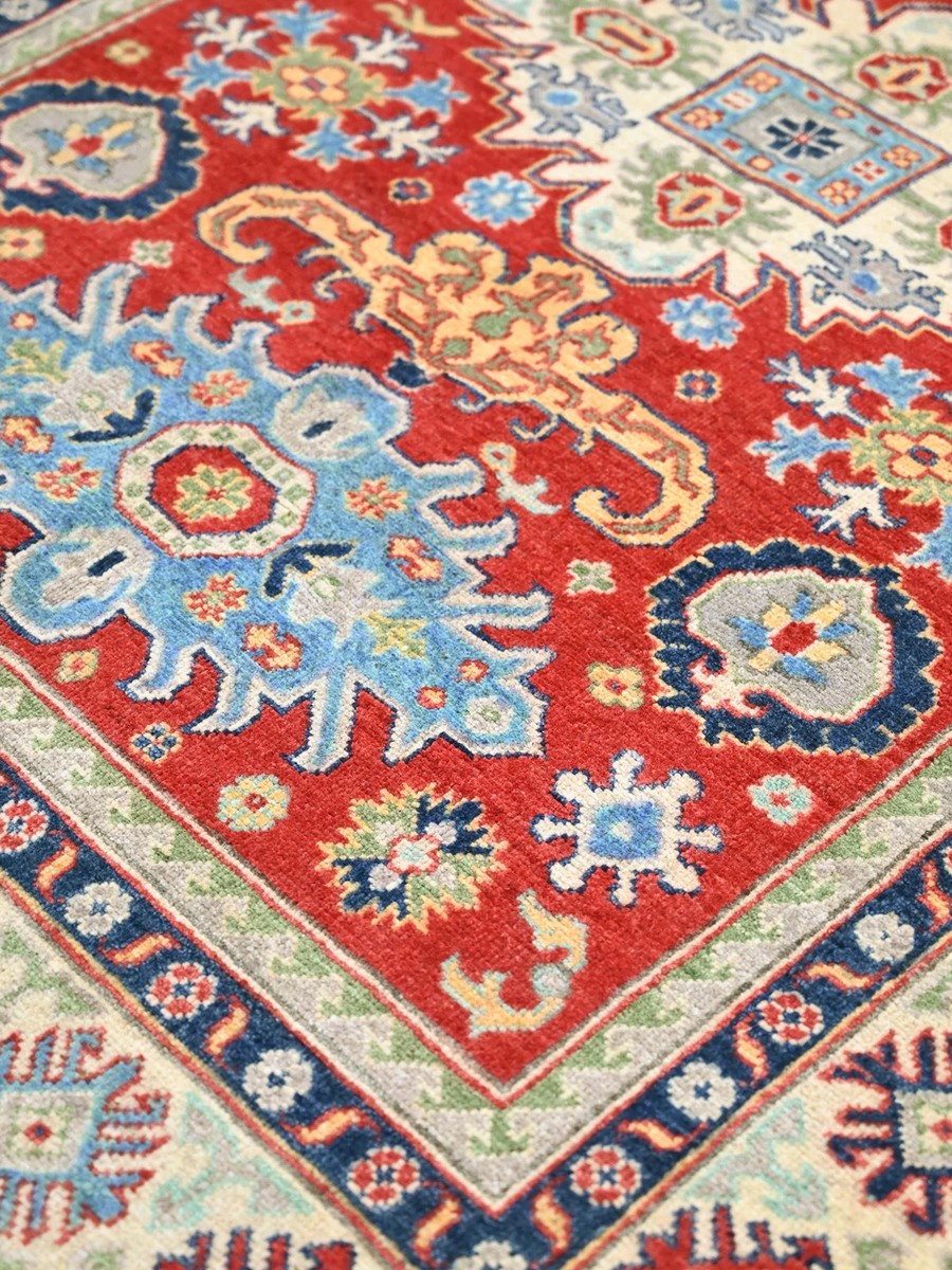 152x200 см, Афганистан, Казак, Wool, коричневый — вид 3