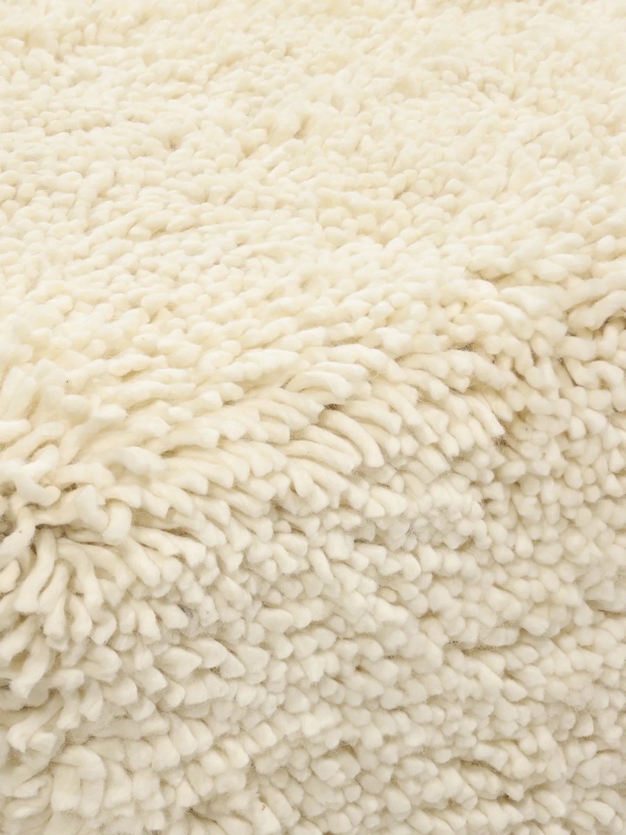 160x230 см, Индия, Бербер, Wool, белый — вид 4