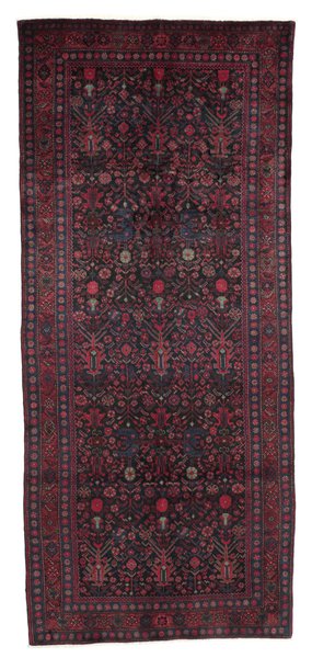 130x296 см, Иран, Восточные, Wool, чёрный