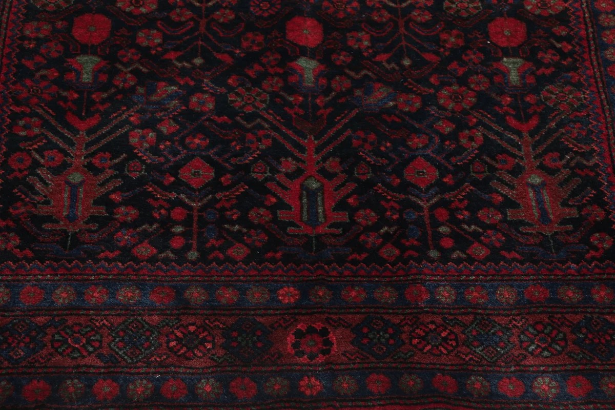 130x296 см, Иран, Восточные, Wool, чёрный — вид 7