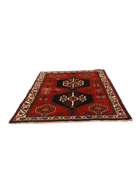 115x158 см, Иран, Кашкай, Wool, чёрный