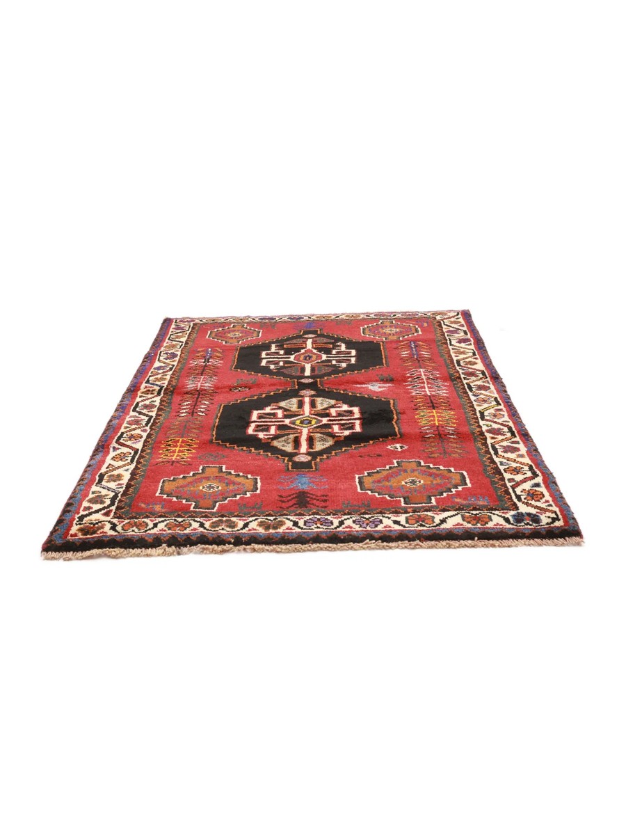 115x158 см, Иран, Кашкай, Wool, чёрный — вид 2