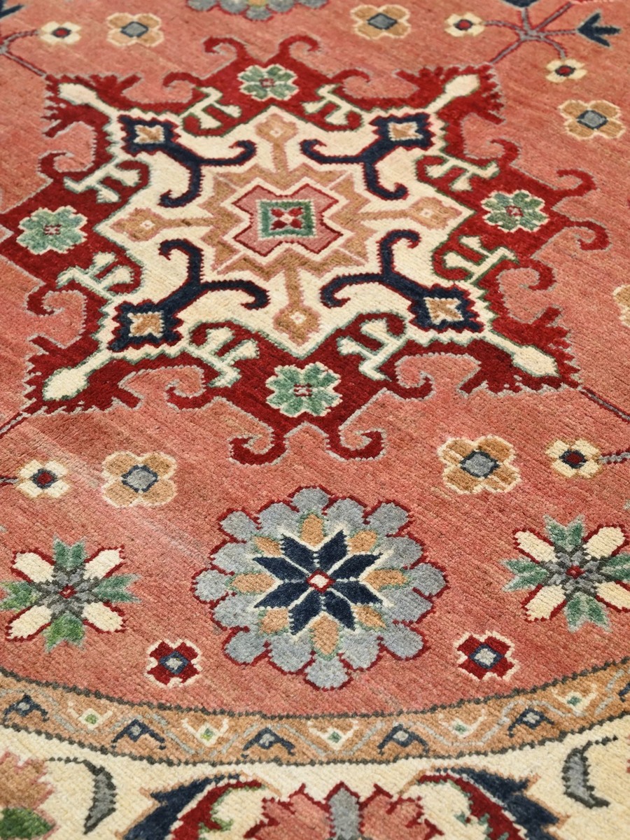 Ø149 см, Афганистан, Казак, Wool, коричневый — вид 5