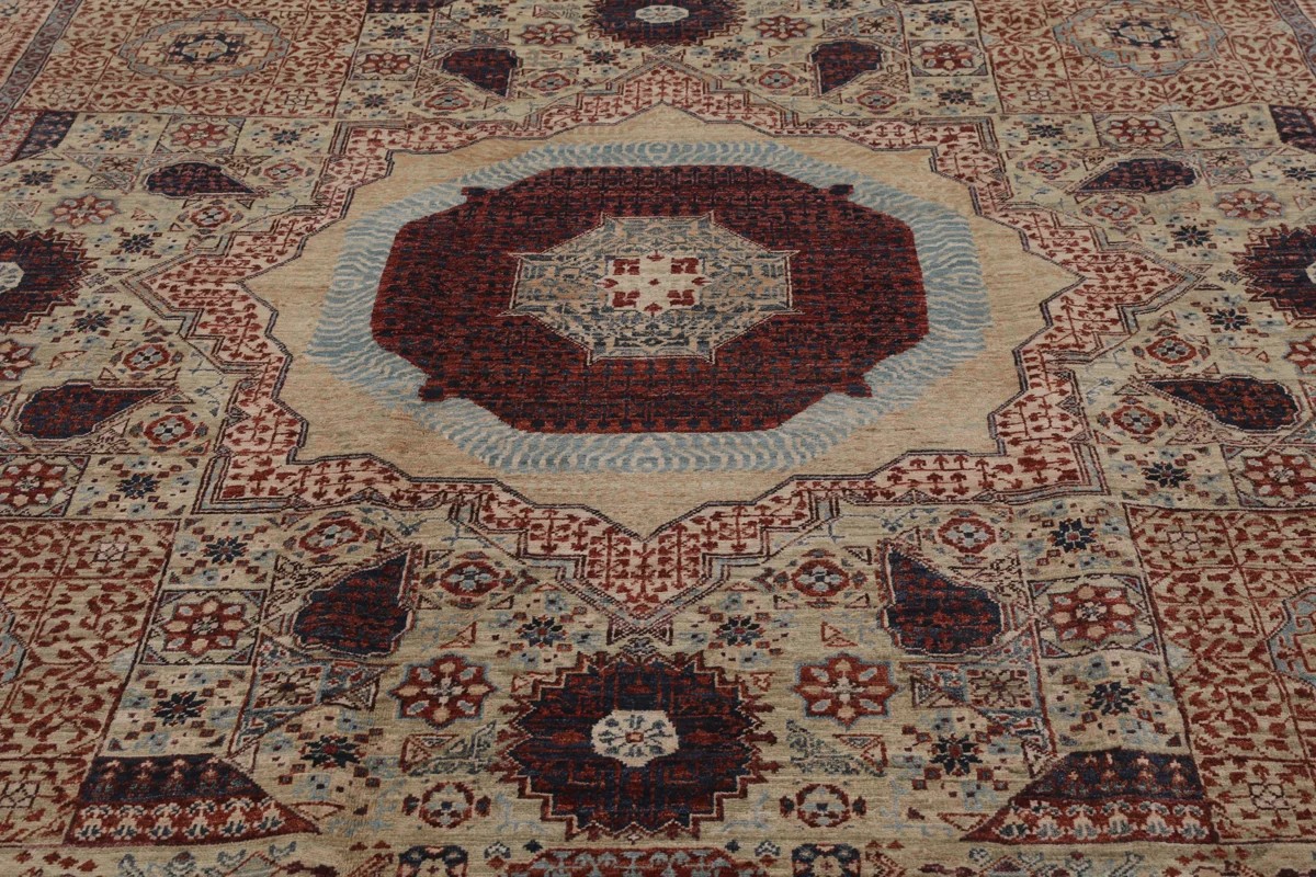 240x303 см, Афганистан, Зиглер, Wool, чёрный
