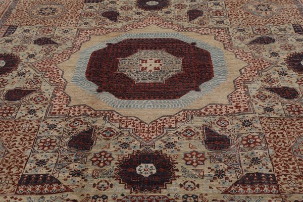 240x303 см, Афганистан, Зиглер, Wool, чёрный