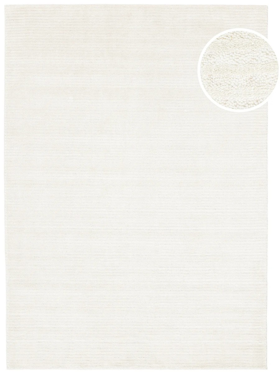 200x300 см, Индия, Однотонные, Viscose, белый