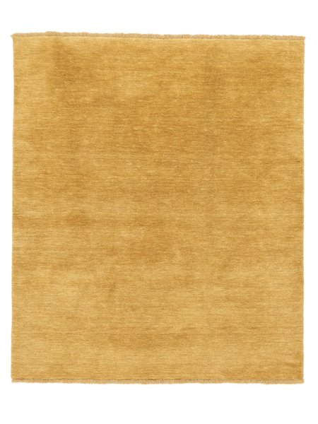200x250 см, Индия, Однотонные, Wool, горчичный