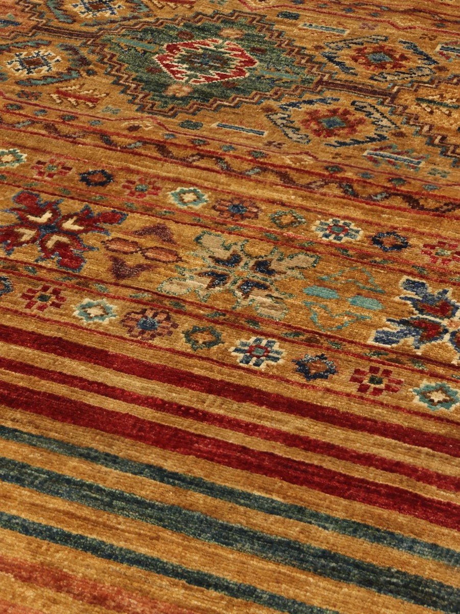 80x299 см, Афганистан, Восточные, Wool, чёрный — вид 4