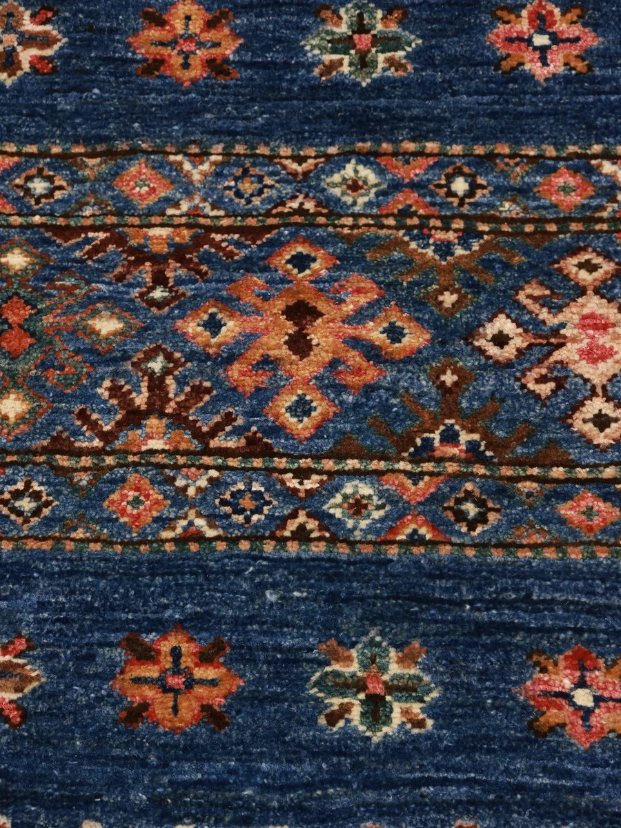 183x249 см, Афганистан, Зиглер, Wool, чёрный — вид 2