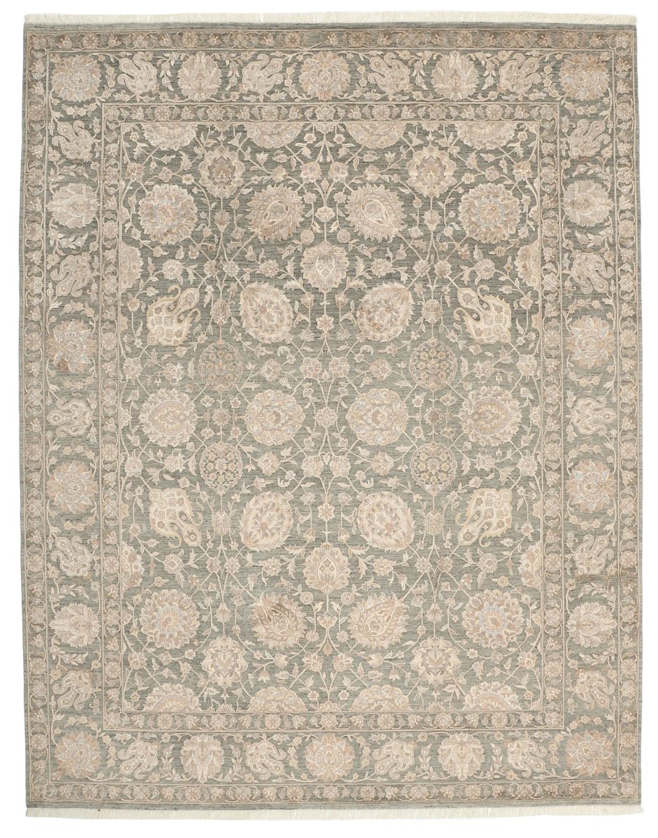 244x310 см, Индия, Табриз, Wool, жёлтый